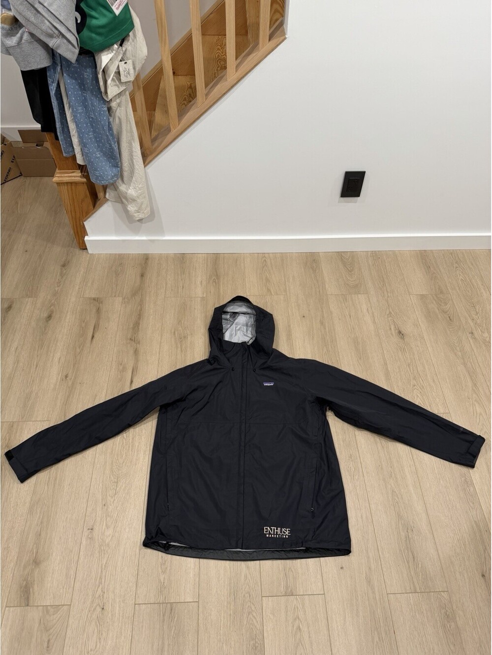 Men's PATAGONIA Torrentshell 3L Jacket Raincoat Black Men’s 2XL XXL